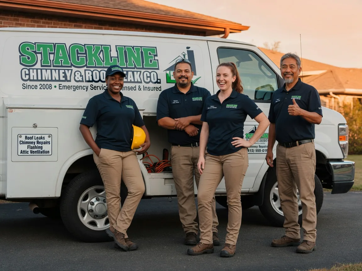 Chimney flashing repair company in Akron, IN